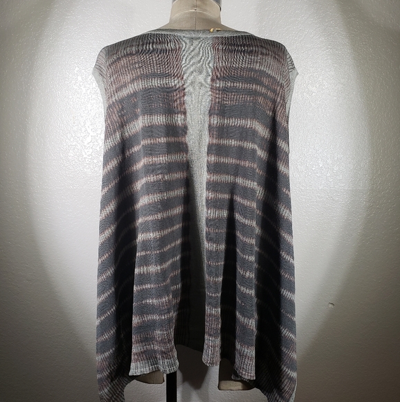 Viviana Uchitel Shibori Sleeveless Swing Top Sz M - Picture 3 of 4